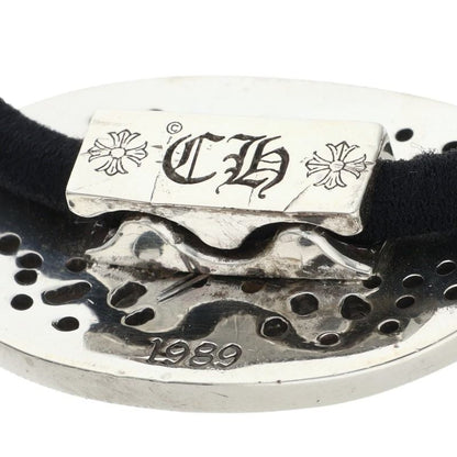 Chrome Hearts Classic Oval Silver Concho Hair Tie