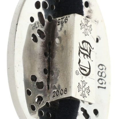 Chrome Hearts Classic Oval Silver Concho Hair Tie
