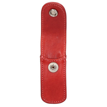 Chrome Hearts Toothpick Case Red Silver Leather