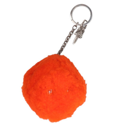 Chrome Hearts FUZZY DICE Cross Button Key Ring