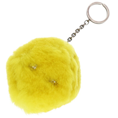 Chrome Hearts Fuzzy Dice Cross Ball Button Wallet Chain