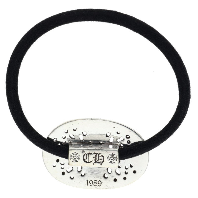 Chrome Hearts HAIRBAND TNY OVL Silver/Black Concho