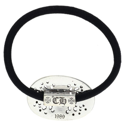 Chrome Hearts HAIRBAND TNY OVL Silver/Black Concho