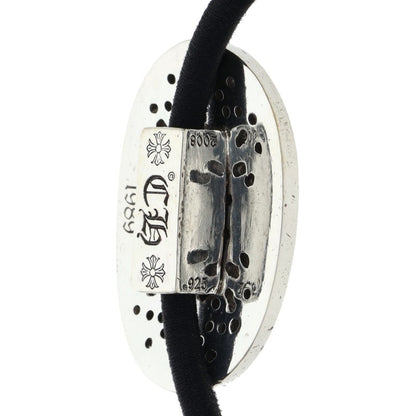 Chrome Hearts HAIRBAND TNY OVL Silver/Black Concho