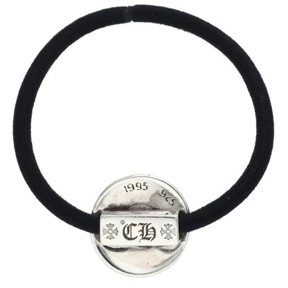 Chrome Hearts Silver Cross Ball Button Hair Tie