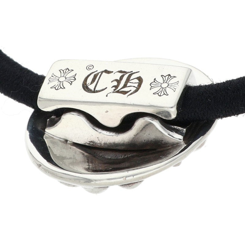 Chrome Hearts Silver Cross Ball Button Hair Tie
