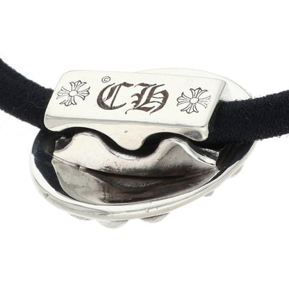 Chrome Hearts Silver Cross Ball Button Hair Tie