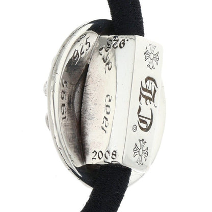 Chrome Hearts Silver Cross Ball Button Hair Tie
