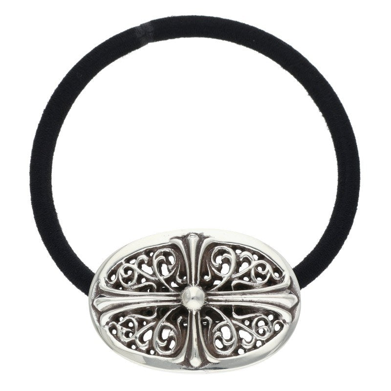 Chrome Hearts Classic Oval Silver Hair Tie