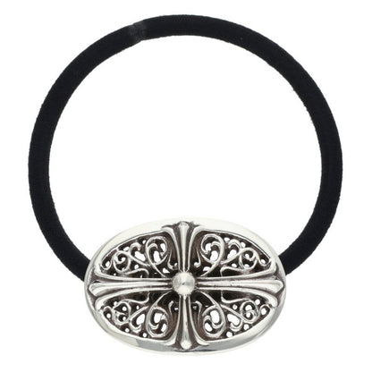 Chrome Hearts Classic Oval Silver Hair Tie