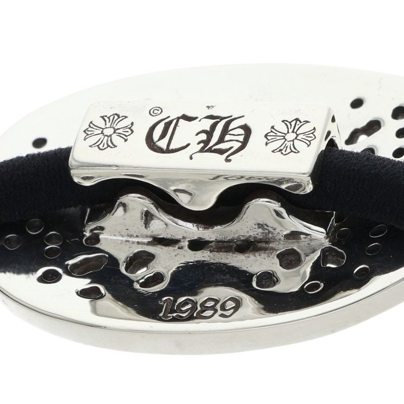 Chrome Hearts Classic Oval Silver Hair Tie