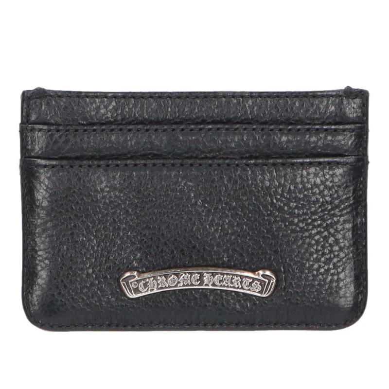 Chrome Hearts Double Side Dagger Leather Card Case
