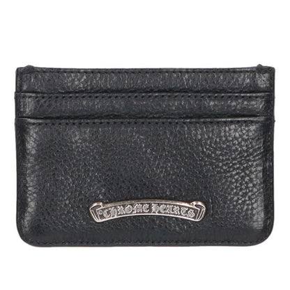 Chrome Hearts Double Side Dagger Leather Card Case