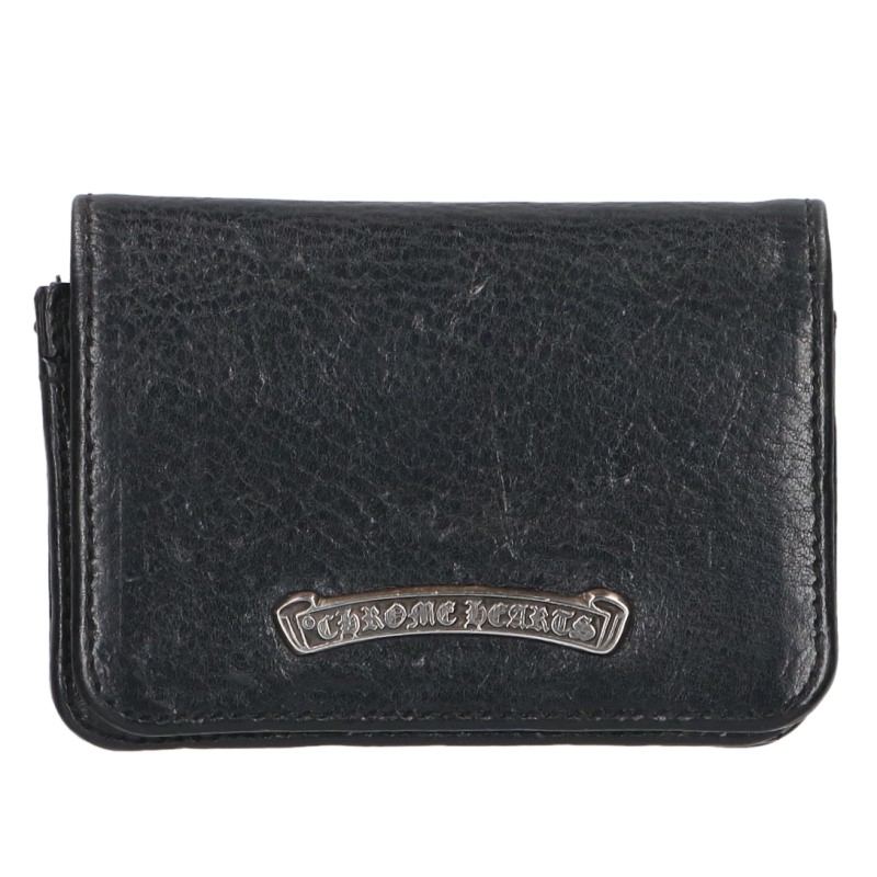 Chrome Hearts CRD Arch Logo Plate 3-Pocket Holder