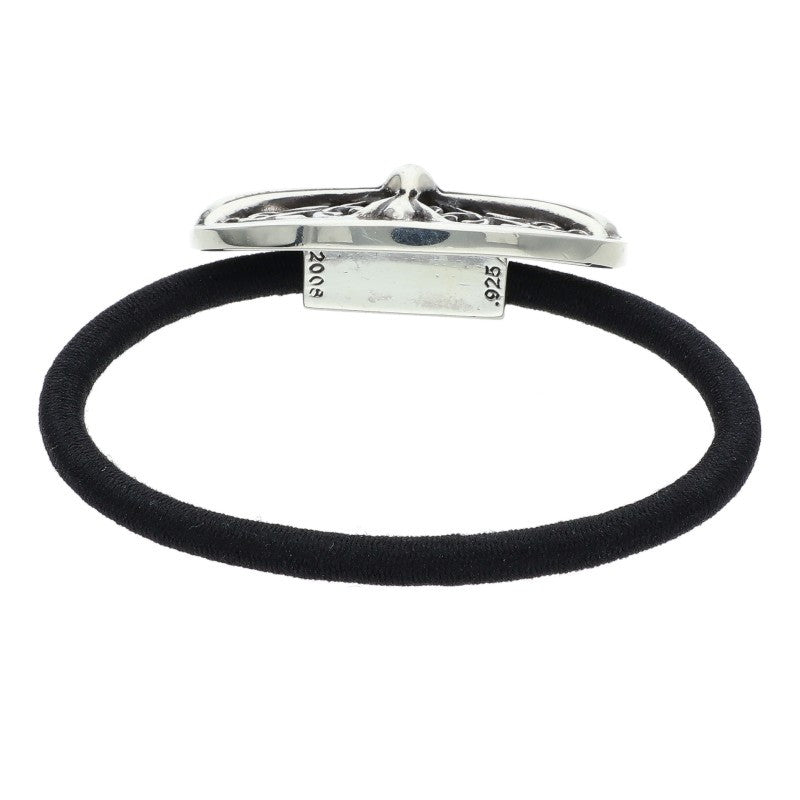 Chrome Hearts Classic Oval Hair Tie Concho Silver