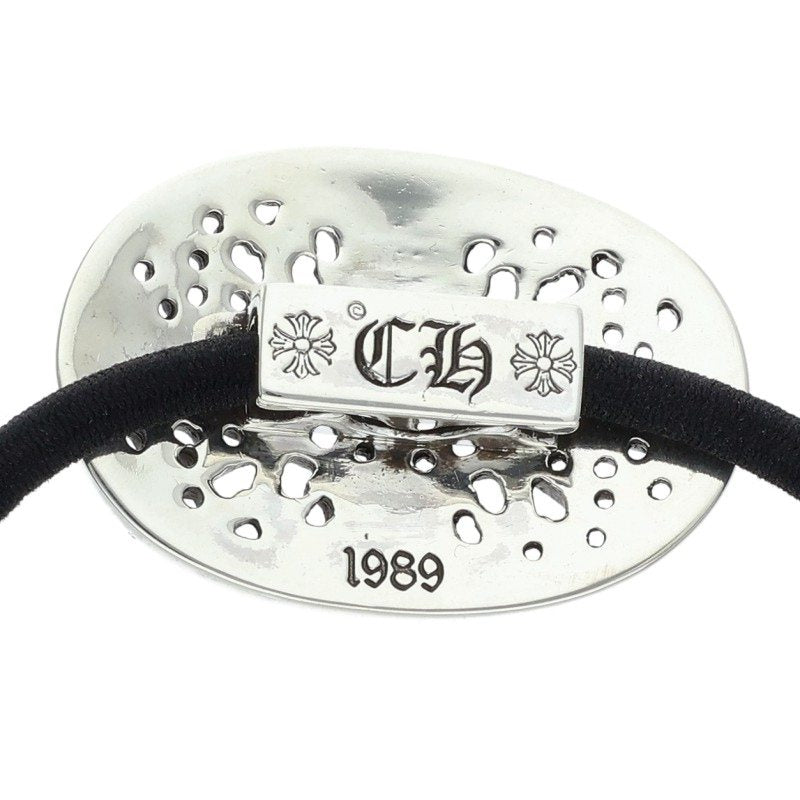 Chrome Hearts Classic Oval Hair Tie Concho Silver