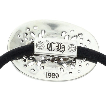 Chrome Hearts Classic Oval Hair Tie Concho Silver