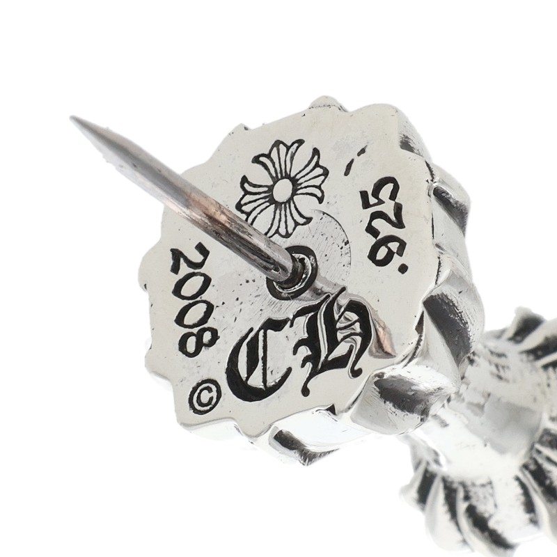 Chrome Hearts Silver Crossball Push Pin