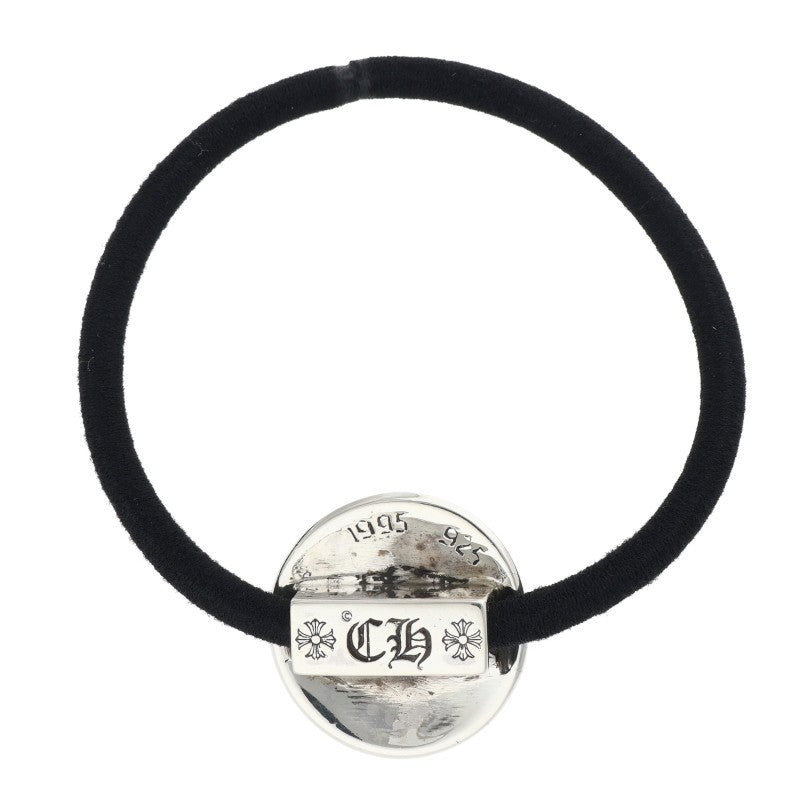 Chrome Hearts Cross Ball Button Hair Tie Silver/Black