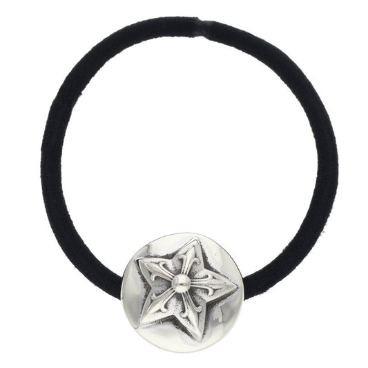 Chrome Hearts Star Button Sterling Silver Concho Tie S/B