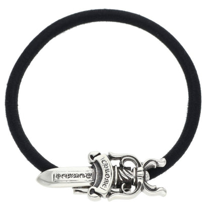 Chrome Hearts Dagger Button Silver Hair Tie
