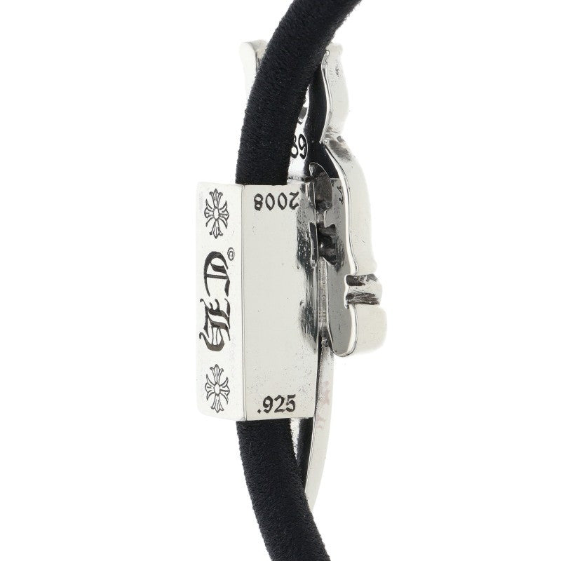 Chrome Hearts Dagger Button Silver Hair Tie