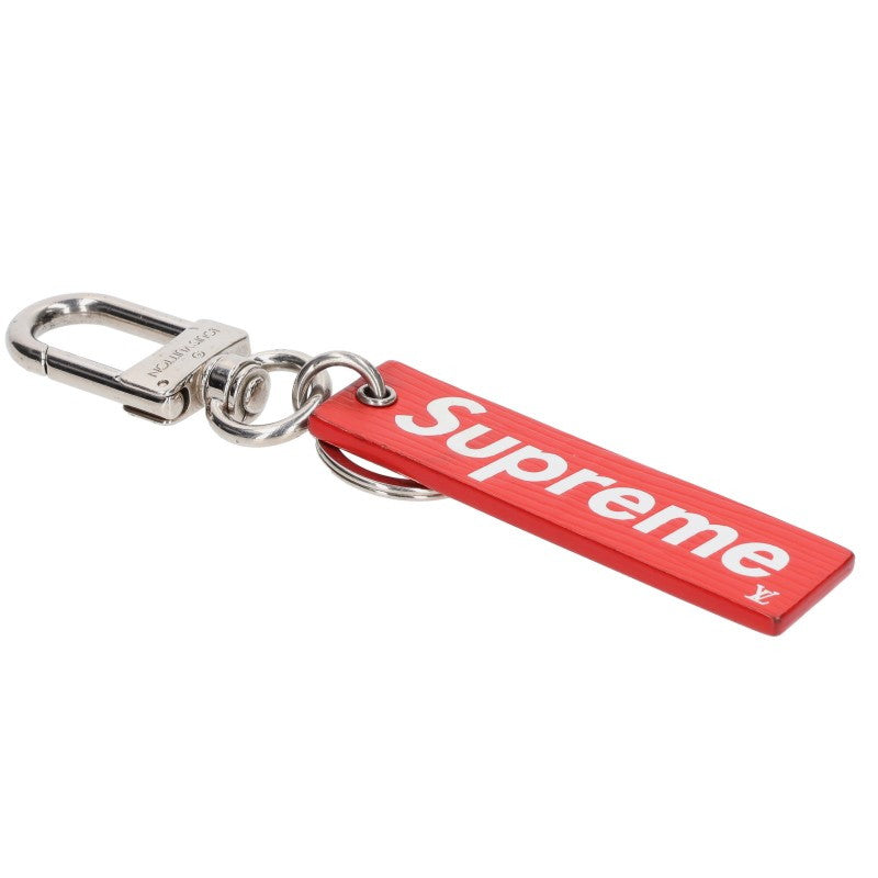 SUPREME LOUISVUITTON LV Down Town Monogram Leather Charm Red