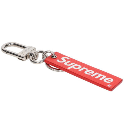 SUPREME LOUISVUITTON LV Down Town Monogram Leather Charm Red
