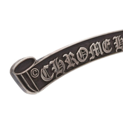 Chrome Hearts Scroll Label Plate Display Object Silver