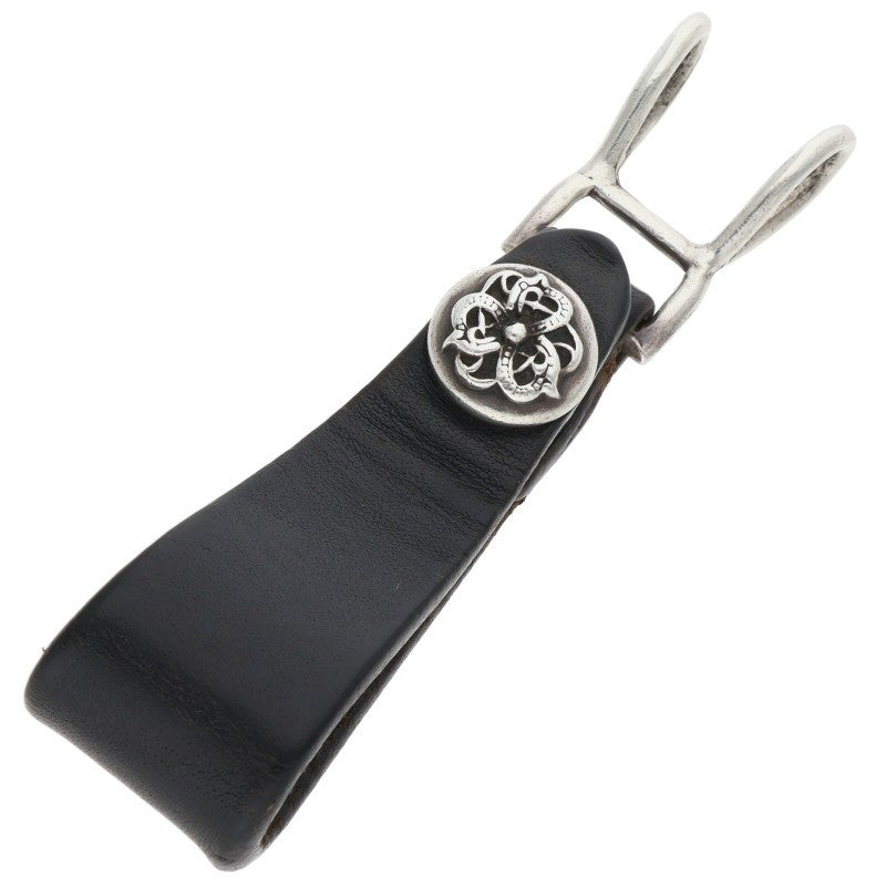 Chrome Hearts BELT LOOP Floral Ball Leather Loop