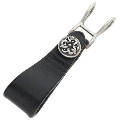 Chrome Hearts BELT LOOP Floral Ball Leather Loop