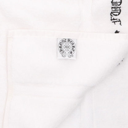Chrome Hearts Logo Design Cotton Beach Towel White