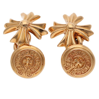 Chrome Hearts 22K CH Plus Yellow Gold Cufflinks