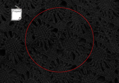 Yohji Yamamoto FEMME Cotton Knit Panel Skirt Black Size M
