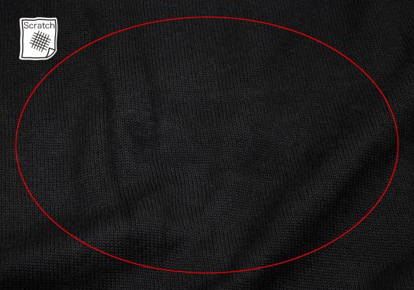 Yohji Yamamoto FEMME Cotton Knit Panel Skirt Black Size M