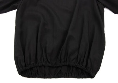 Yohji Yamamoto FEMME Rayon Drawstring Blouse Black Size M