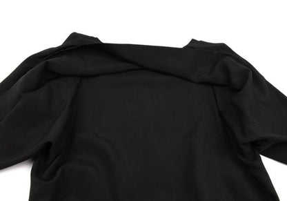 Yohji Yamamoto FEMME Rayon Drawstring Blouse Black Size M