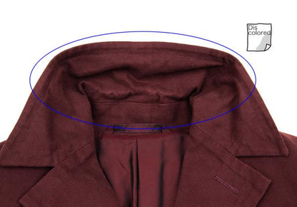 ROMEO GIGLI Cotton Peacheskin 3-Button Jacket Red Size 9AT
