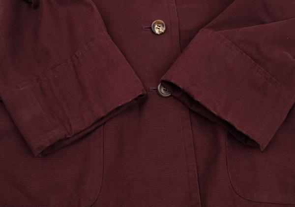 ROMEO GIGLI Cotton Peacheskin 3-Button Jacket Red Size 9AT