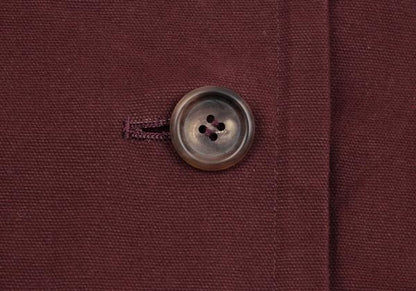 ROMEO GIGLI Cotton Peacheskin 3-Button Jacket Red Size 9AT