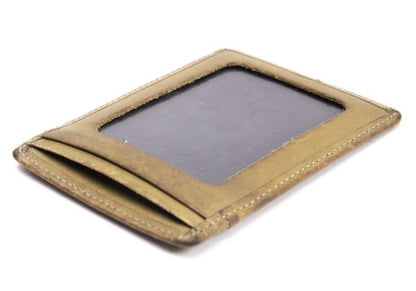 Jean Paul GAULTIER Tattoo Embossed Leather Card Holder Beige