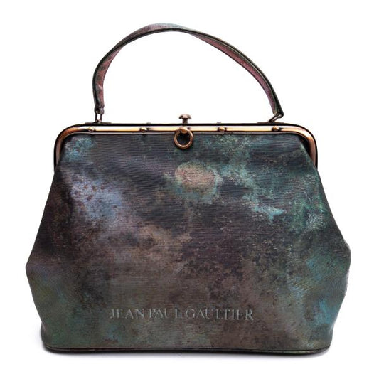 Jean Paul GAULTIER V Cyber Frame Bag Green