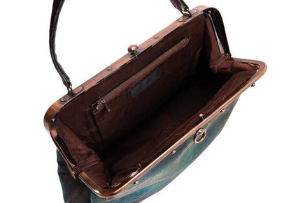 Jean Paul GAULTIER V Cyber Frame Bag Green