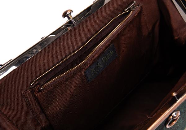 Jean Paul GAULTIER V Cyber Frame Bag Green