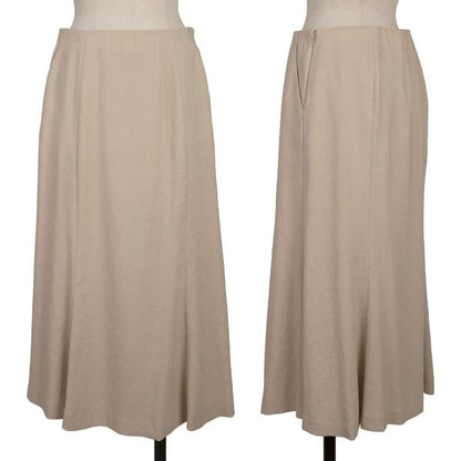 Sybilla Linen-Like Stretch Skirt Beige Size L