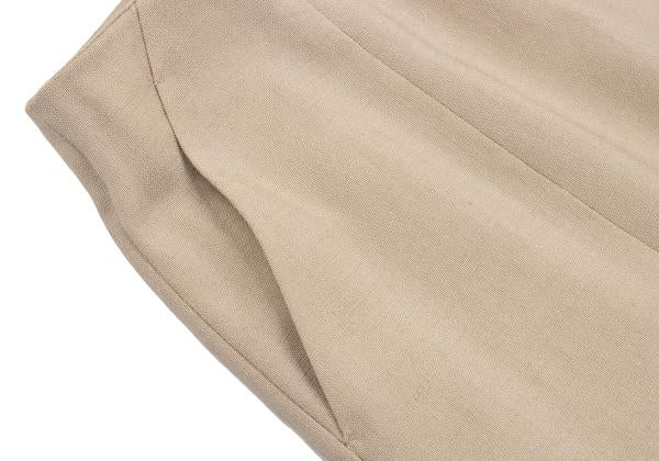 Sybilla Linen-Like Stretch Skirt Beige Size L
