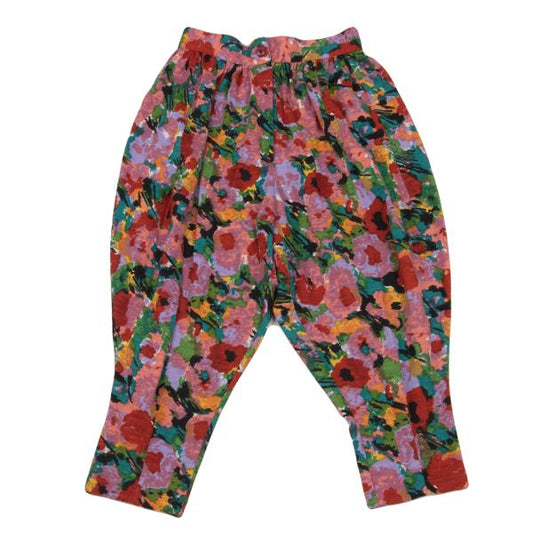 KENZO Purple Multi Paint Wool Knit Pants Size S