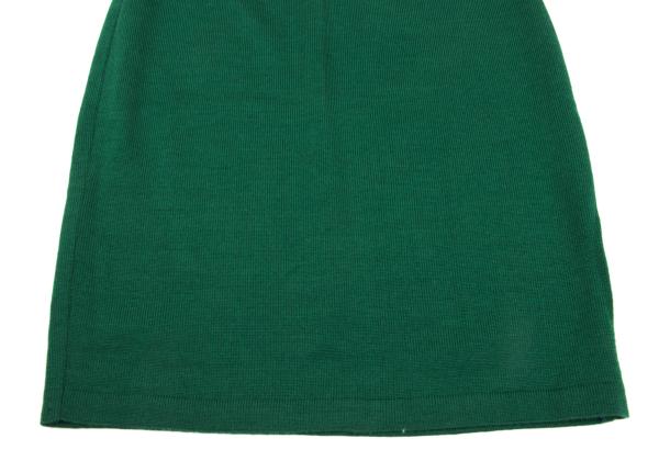 KENZO Wool Knit Mini Skirt Green Size M