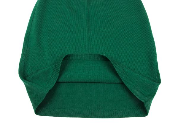 KENZO Wool Knit Mini Skirt Green Size M
