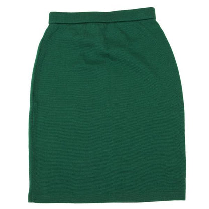 KENZO Wool Knit Mini Skirt Green Size M